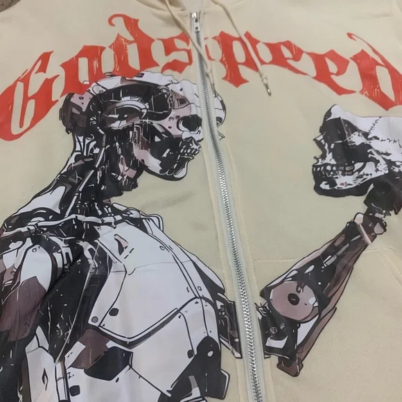 GODSPEED HOODIE MENS (Cream/Orange)
